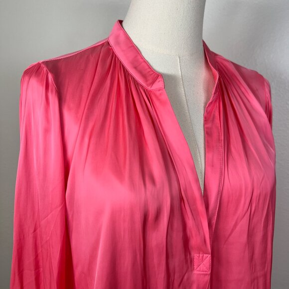 Zadig & Voltaire Pink Tink Satin Blouse - Size S - Picture 3 of 6